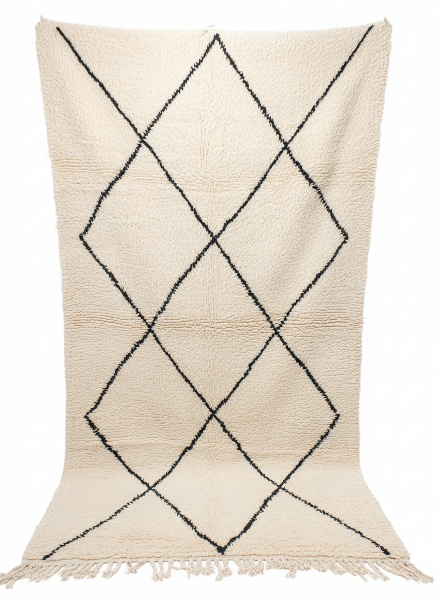 Beni Ourain Berber Stil Handgeknüpft Teppich - 270x160