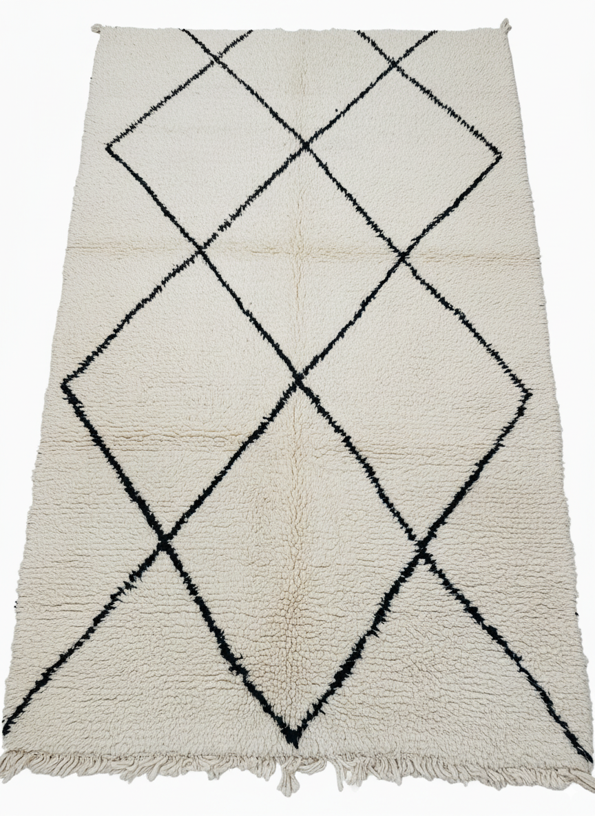 Beni Ourain Berber Stil Handgeknüpft Teppich - 270x160