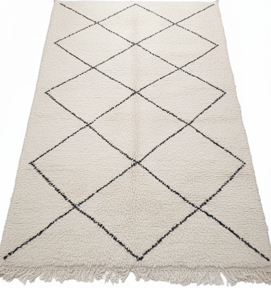 beni ourain 240x160 beige vertikal