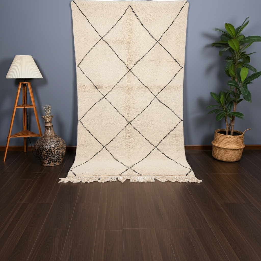 Beni Ourain Berber Stil Handgeknüpft Teppich - 250x160