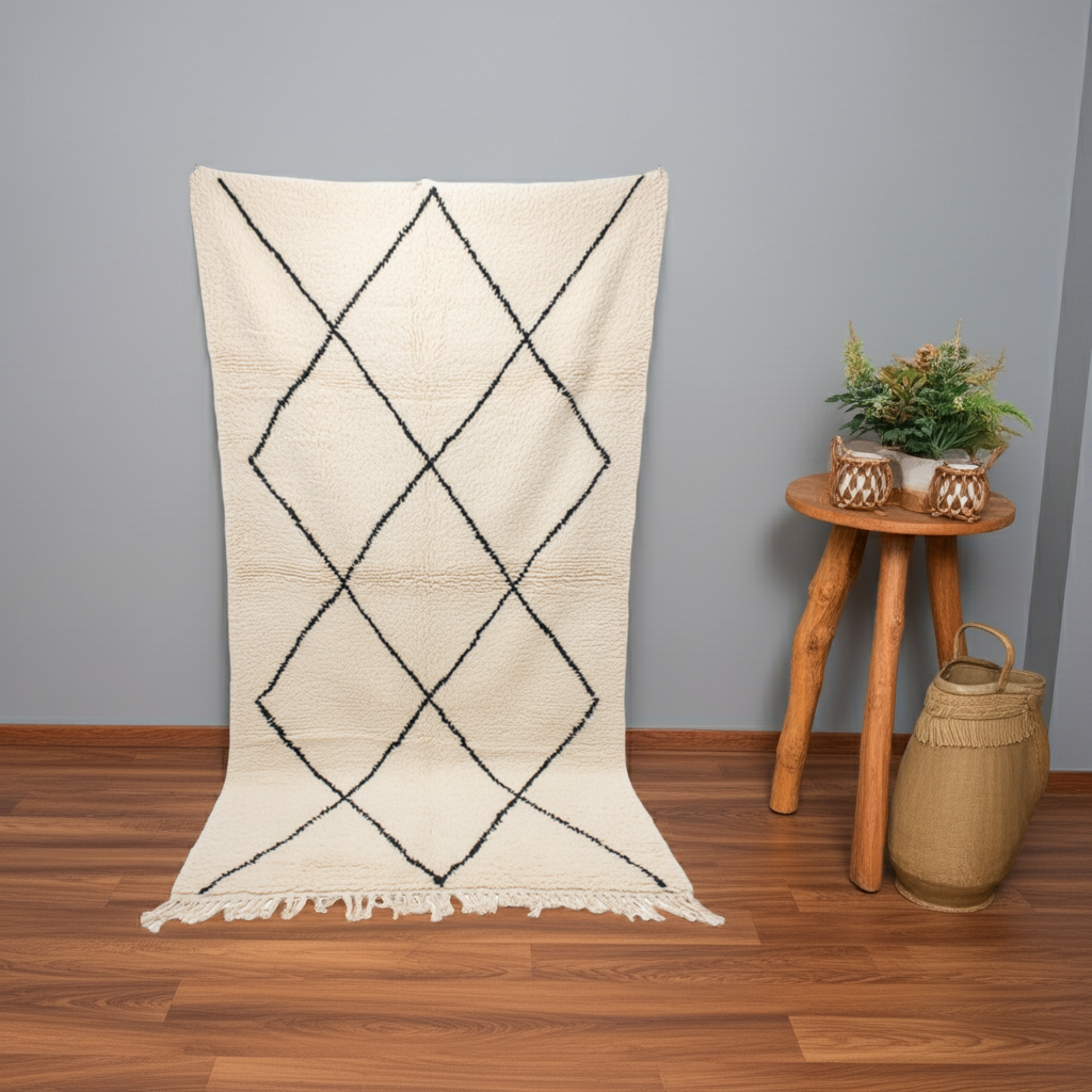Beni Ourain Berber Stil Handgeknüpft Teppich - 270x160
