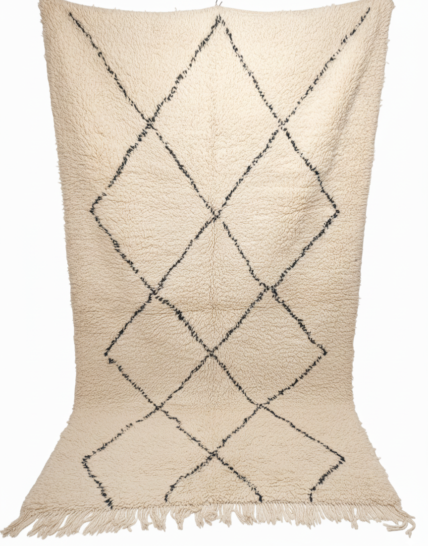 Beni Ourain Berber Stil Handgeknüpft Teppich - 275x165