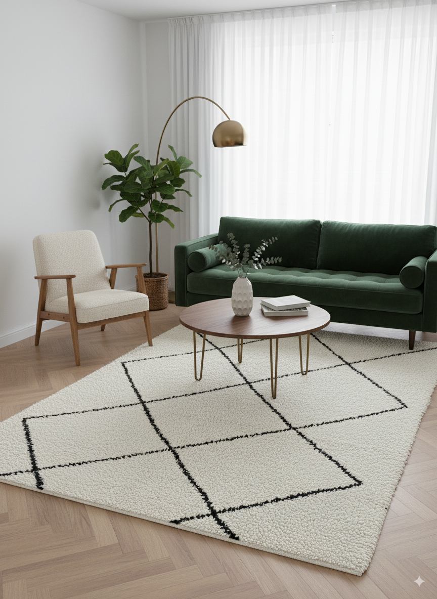 Beni Ourain Berber Stil Handgeknüpft Teppich - 270x160