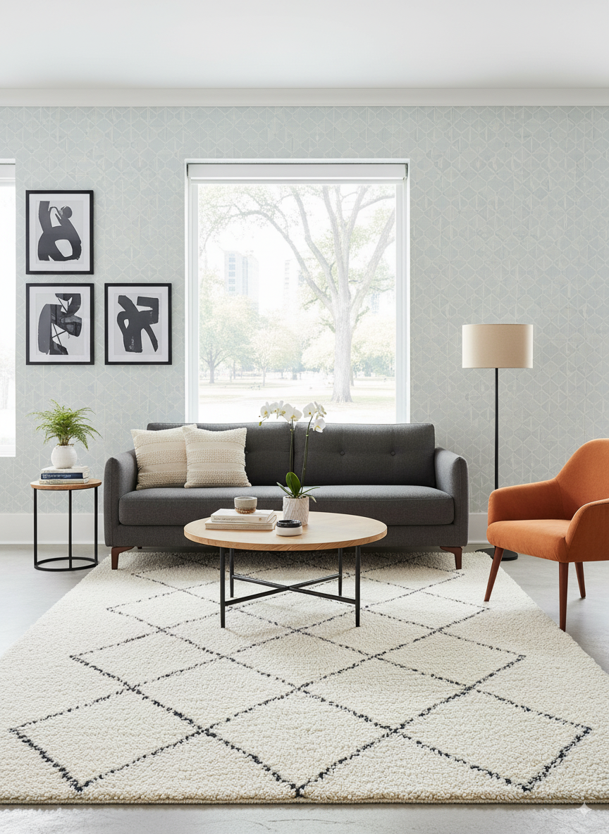 Beni Ourain Berber Stil Handgeknüpft Teppich - 265x166