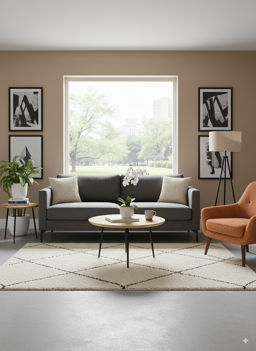 Beni Ourain Berber Stil Handgeknüpft Teppich - 245x145