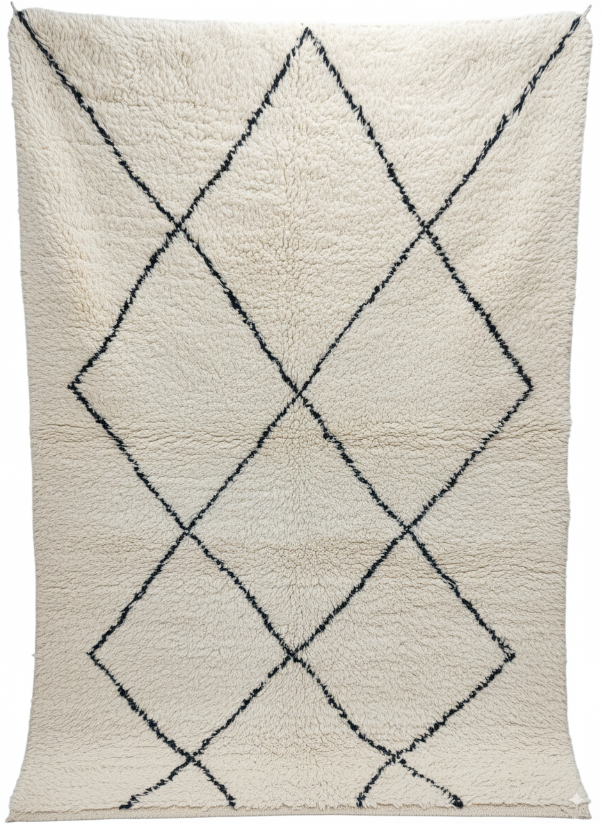 Beni Ourain Berber Stil Handgeknüpft Teppich - 250x165