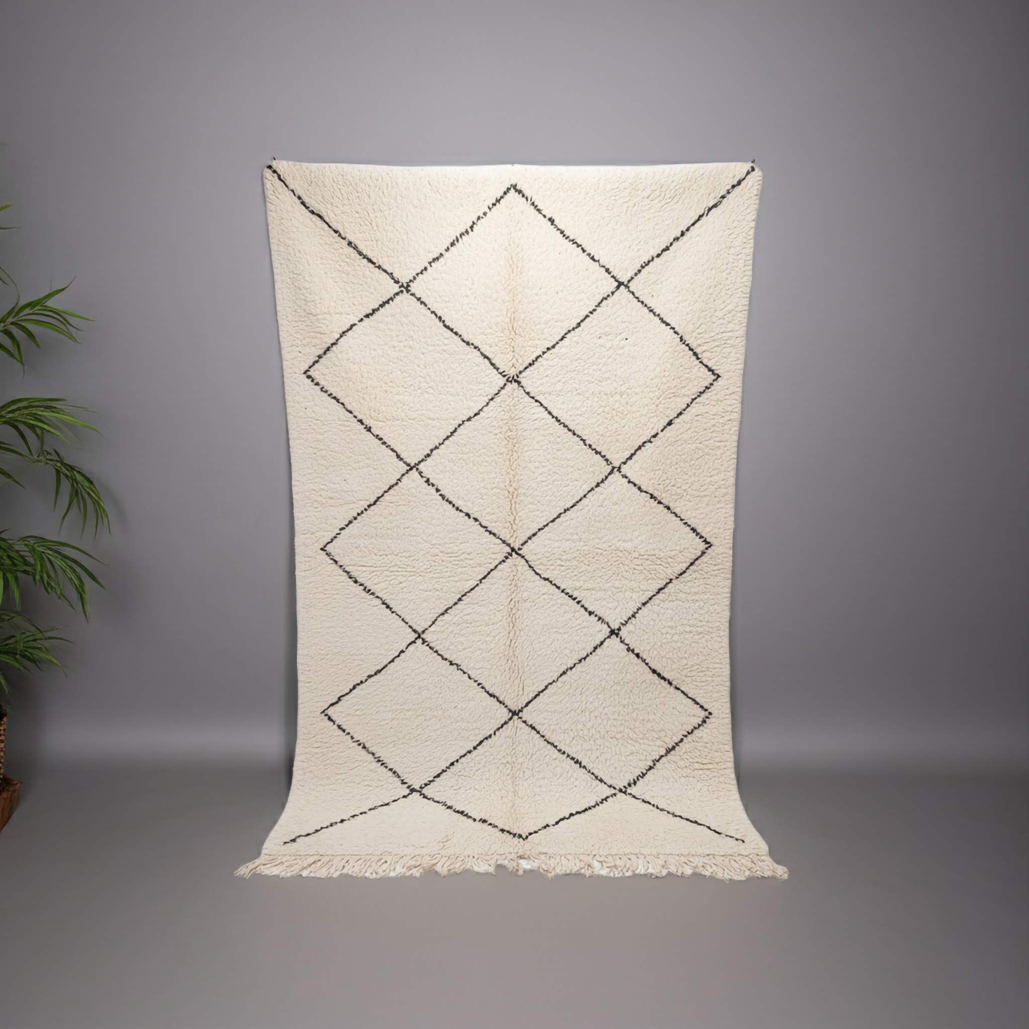 Beni Ourain Berber Stil Handgeknüpft Teppich - 240x160